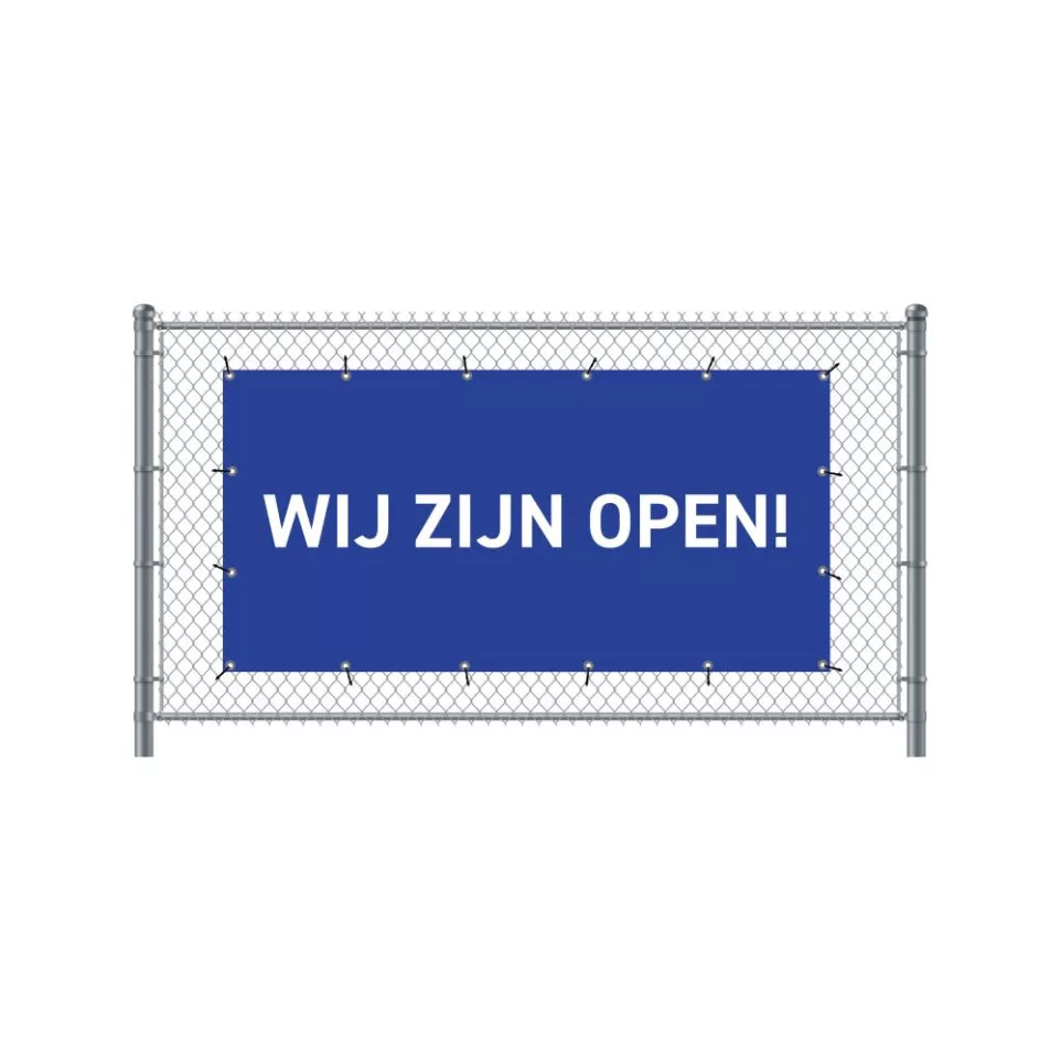 Fence Banner 200 x 100 cm Open Dutch...