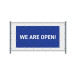 Fence Banner 200 x 100 cm Open English Blue