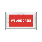 Hekwerkbanner 200 x 100 cm...