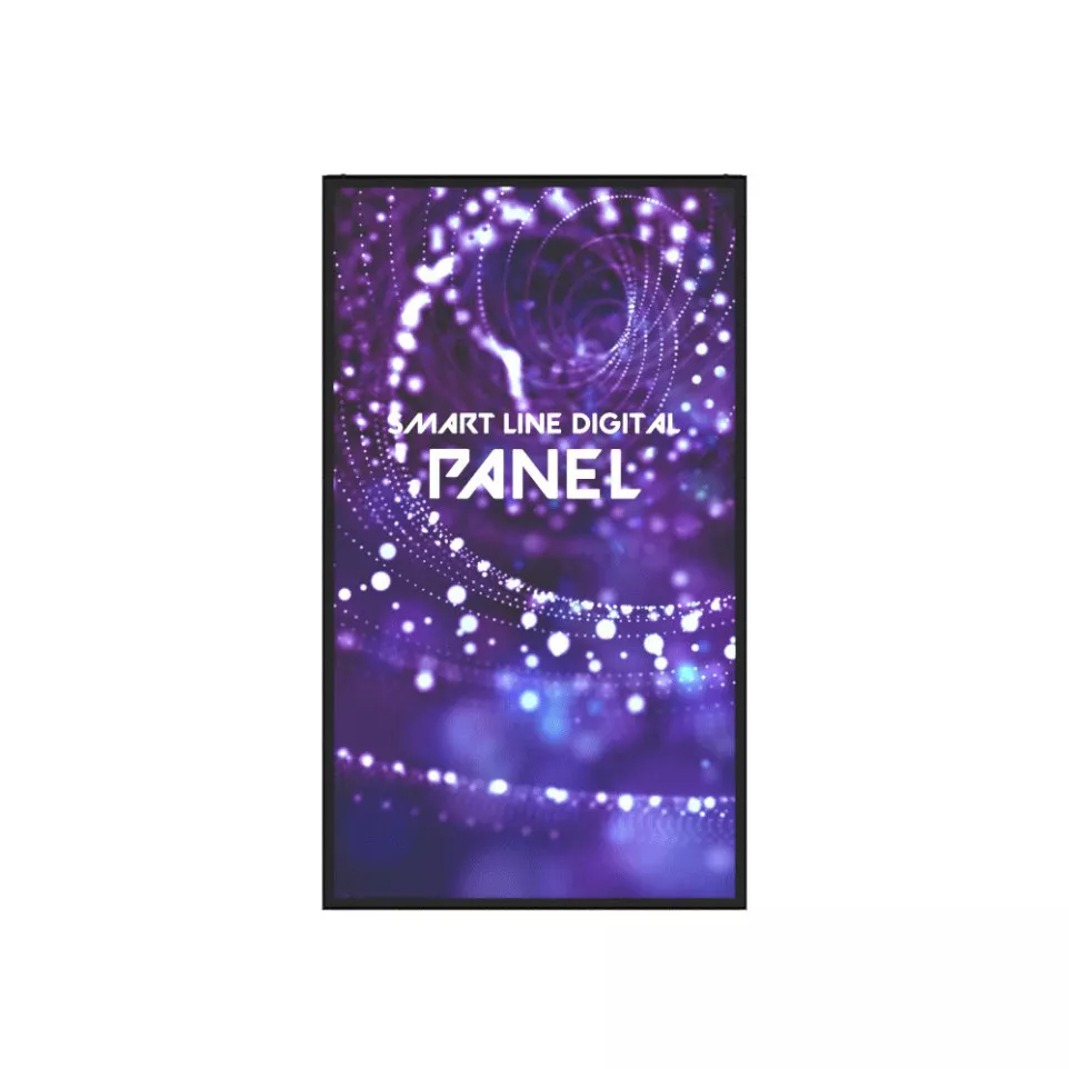 Smart Line Digital Panel Black With...