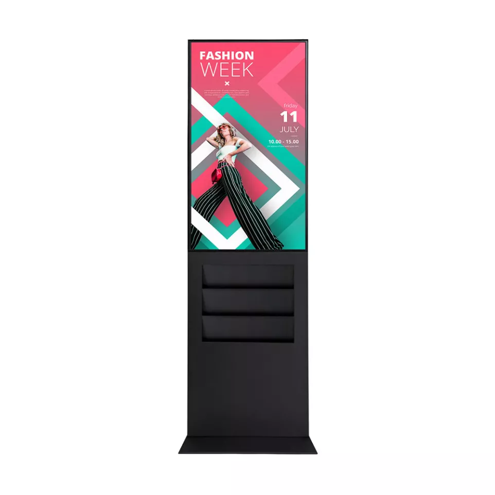 Digitale Smart Line Totem Rack 6 x A4...