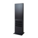 Digitale Smart Line Totem Rack 6 x A4 Met 43" Samsung Scherm Zwart