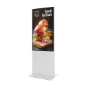 Smart Line Digital Totem With 55" Samsung Screen White 