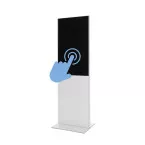 Smart Line Digital Totem With 43\" Samsung Touchscreen White