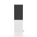 Digitale Smart Line Totem Met 43" Samsung Scherm en Touchscreen Wit