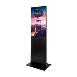 StreamLine Digital Totem With 43\" Samsung Screen Black