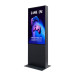 Digitale Smart Line Totem Dubbelzijdig Met 50" Samsung Scherm Zwart
