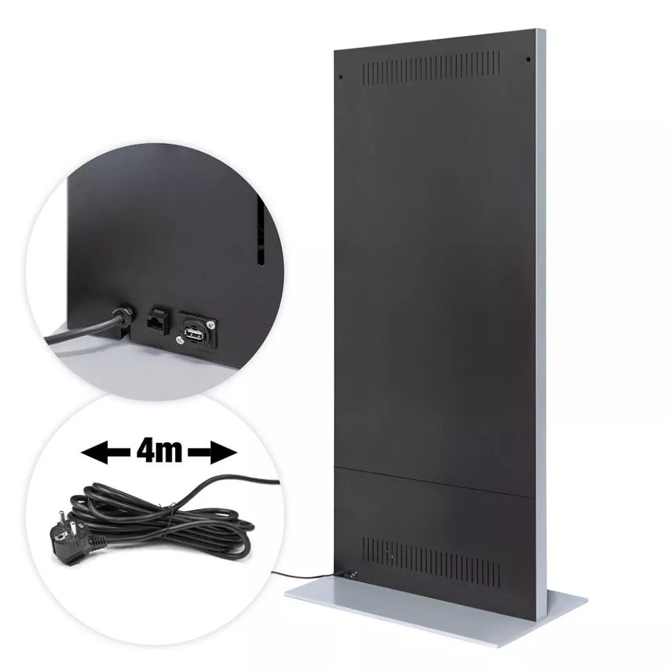 Digitale Totem Slim Met 65" Samsung...