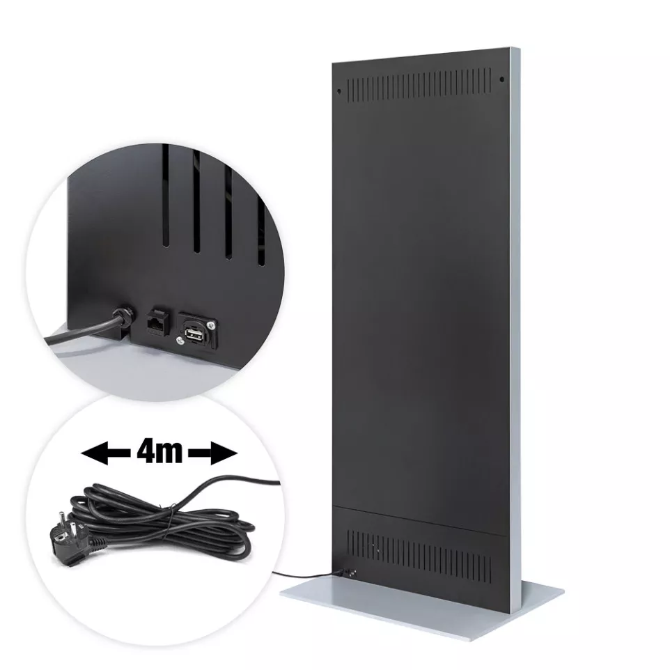 Digitale Totem Slim Met 55" Samsung...