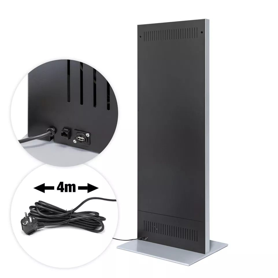 Digitale Totem Slim Met 50" Samsung...
