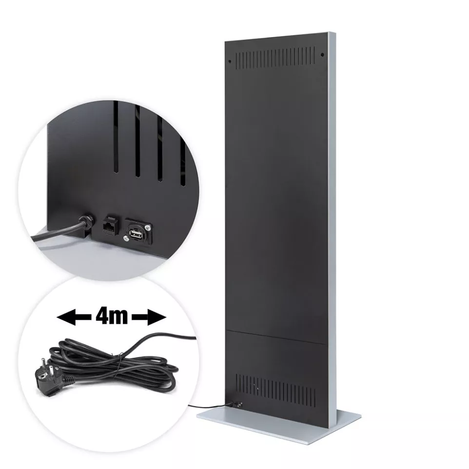 Digitale Totem Slim Met 43" Samsung...