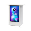 Digital Counter Futuro with 32" Samsung Screen Vertical White