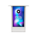 Digital Counter Futuro with 32" Samsung Screen Vertical White