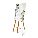 Krijtbord Hardhout ezel Lichtbruin