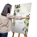 Krijtbord Hardhout ezel Lichtbruin
