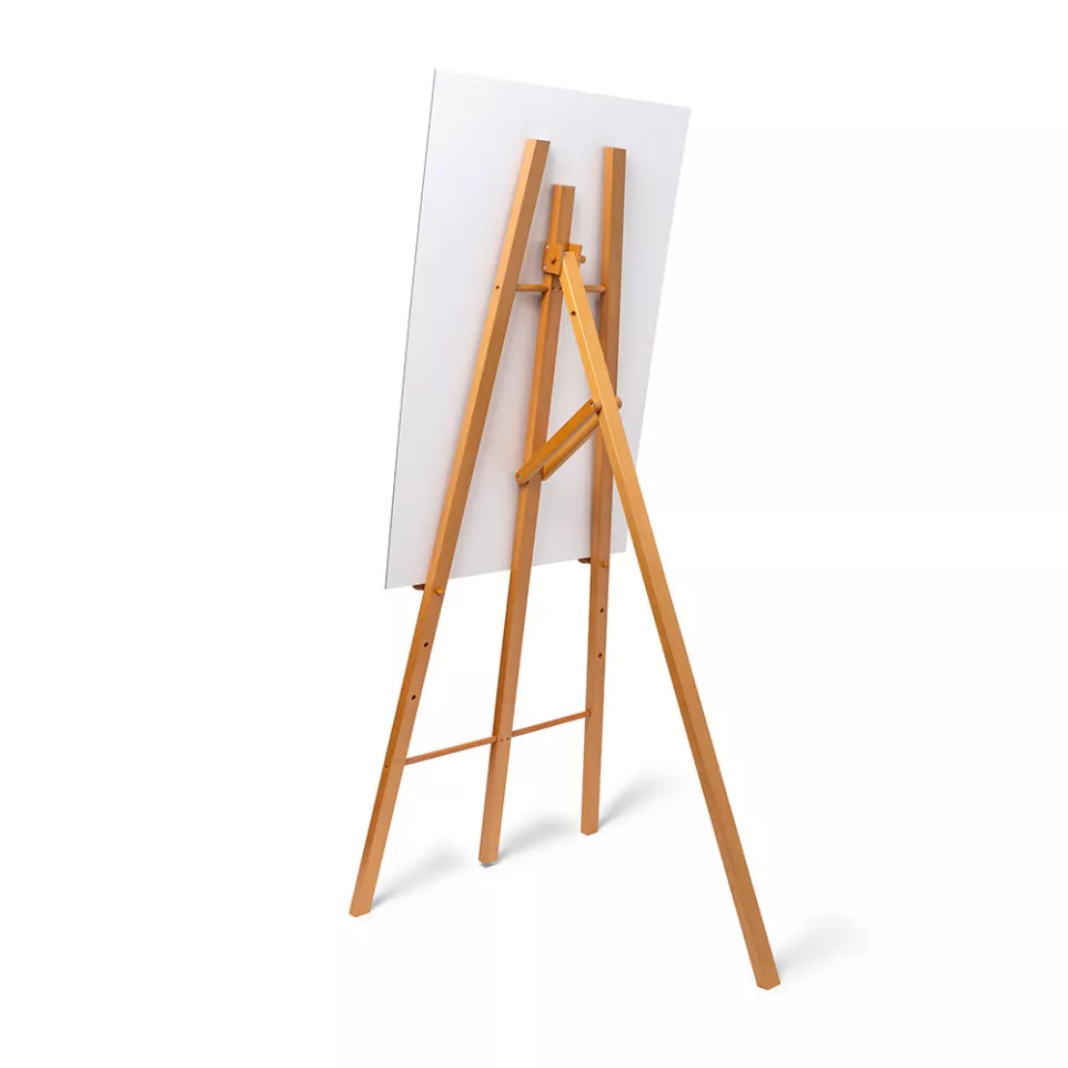 Krijtbord Hardhout ezel Lichtbruin