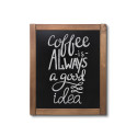 Natura Chalk Board Wall Classic Light Brown 50 x 60 cm