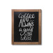 Natura Krijtbord Wandmontage Classic Donkerbruin 50 x 60 cm