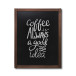 Natura Chalk Board Wall Classic Dark Brown 70 x 90 cm