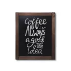 Natura Chalk Board Wall Classic Dark Brown 50 x 60 cm