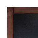 Natura Chevalet Ardoise Classique 50 x 60 cm Marron Foncé