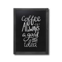 Natura Chalk Board Wall Classic Black 50 x 60 cm