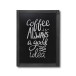 Natura Krijtbord Wandmontage Classic Zwart 60 x 80 cm