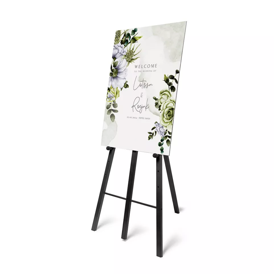 Natura Krijtbord Ezel Zwart
