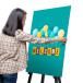 Natura Krijtbord Ezel Zwart