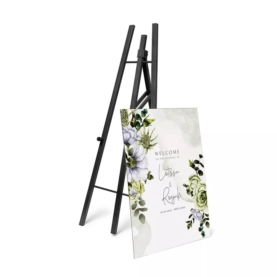 Natura Krijtbord Ezel Zwart