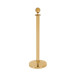 Barrier Gold Rope Stand With Ball Top