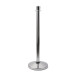Barrier Chrome Rope Stand With Dome Top