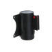 Black Barrier Flexi Belt Wall Mounted With 3 m Black Belt
