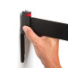 Black Barrier Flexi Belt Wall Mounted With 3 m Black Belt