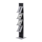 Porte-catalogue Totem Noir