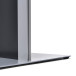 Brochure Rack Totem Black With Steel Brochure Shelves