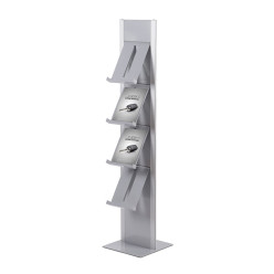 Brochure Rack Totem Silver...