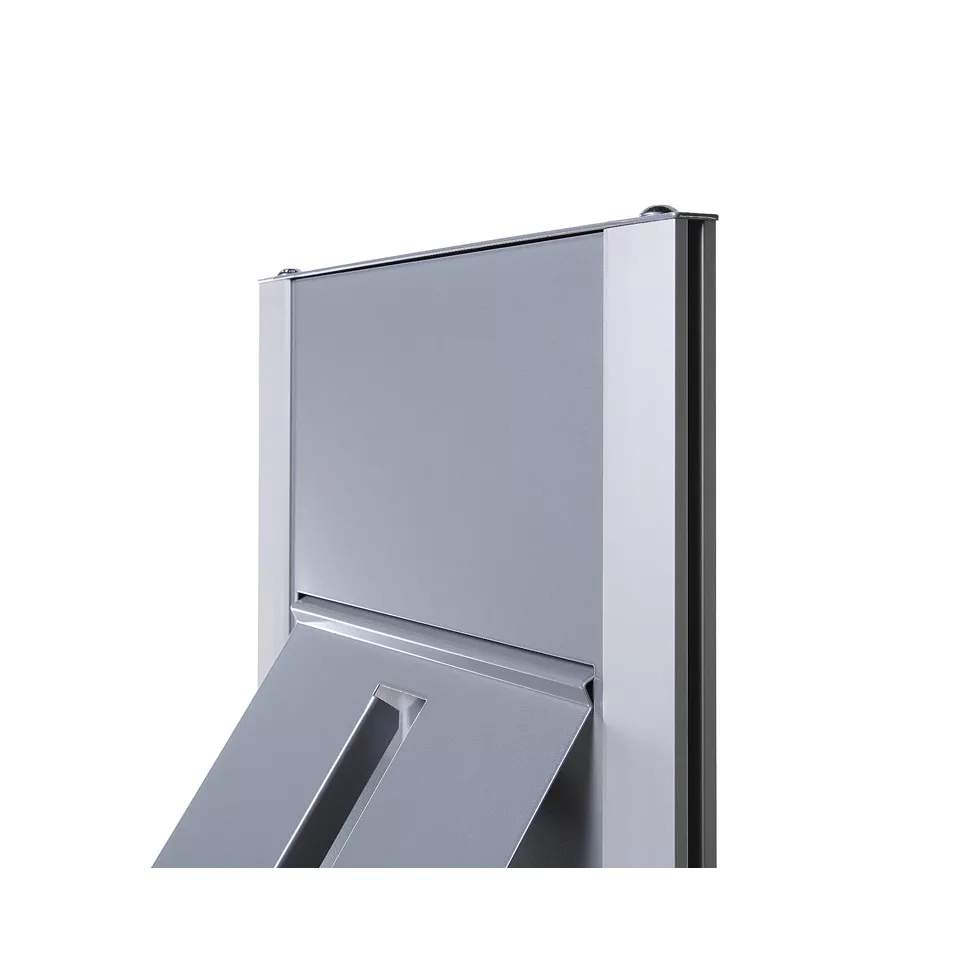 Brochurerek Totem Zilver Met Stalen...