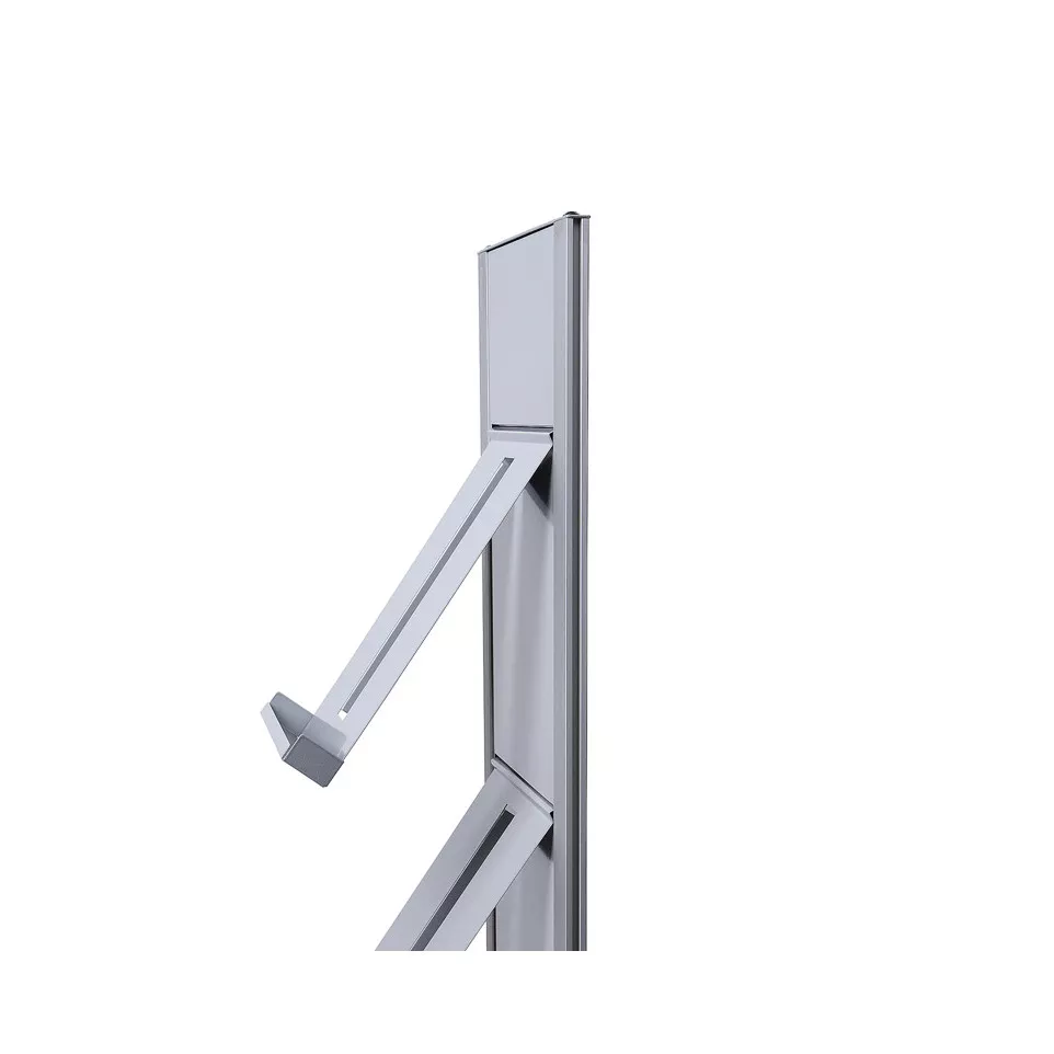Brochure Rack Totem Silver With Steel...