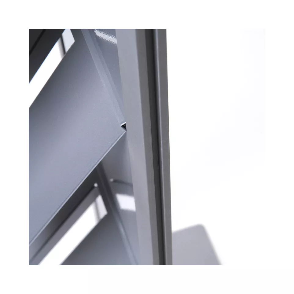 Brochure Rack Totem Silver With Steel...