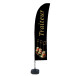 Beach Flag Budget L Set WT Traiteur FR I626 ECO