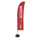 Beach Flag BudgetWind Komplett-Set Occassion Français