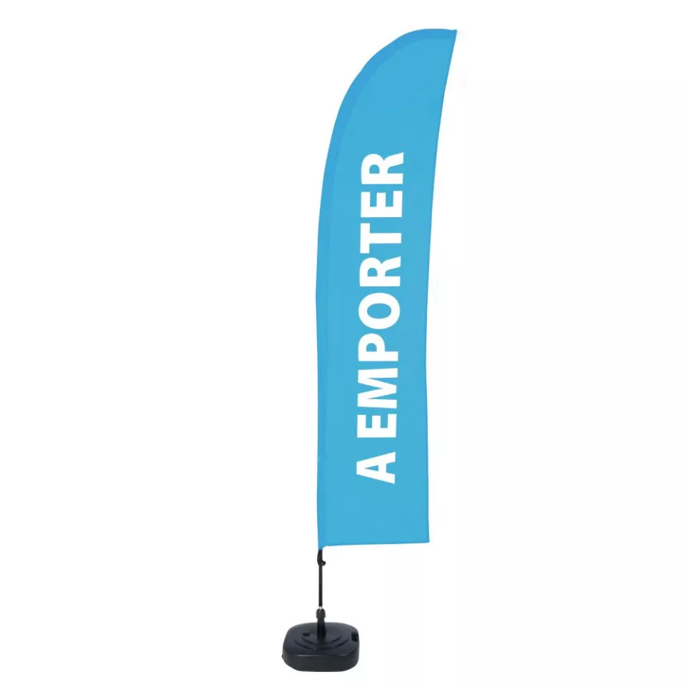 Beach Flag Budget L Set WT Take Away...