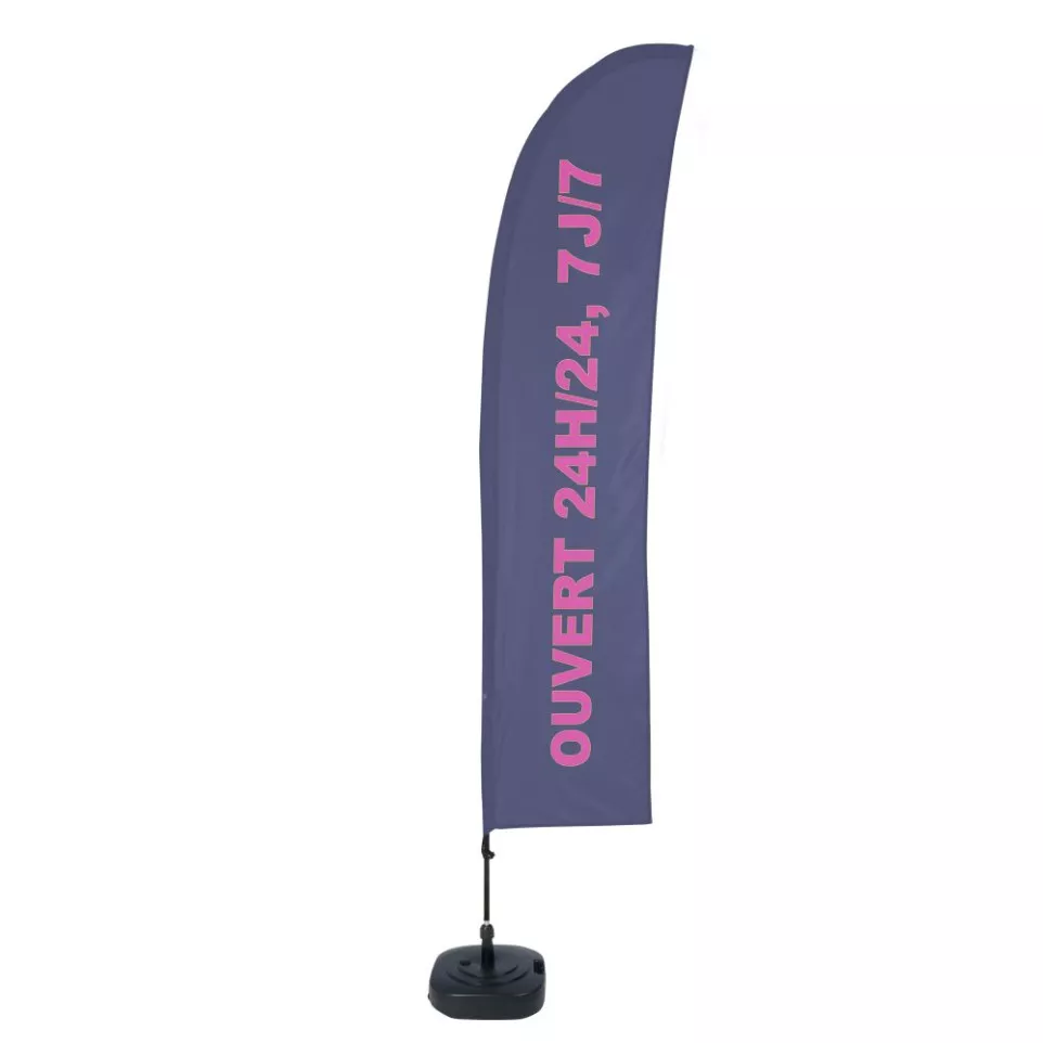 Beach Flag Budget Wind Complete Set...