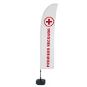 Beach Flag Budget L Set WT First Aid FR I509 ECO