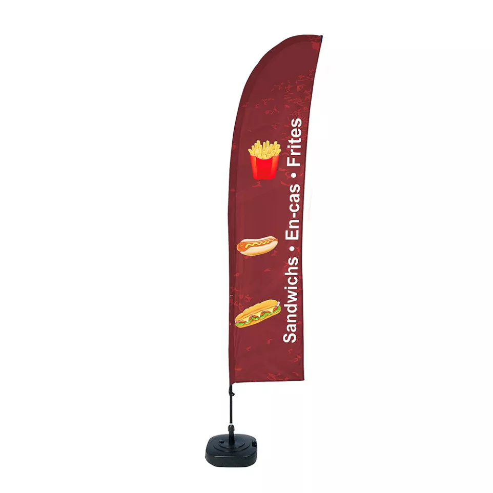 Beach Flag Budget Wind Complete Set...