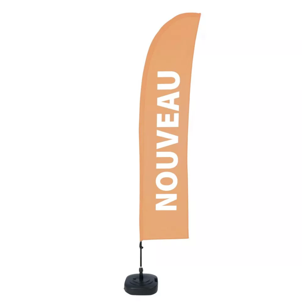 Beach Flag Budget L Set WT New Orange...