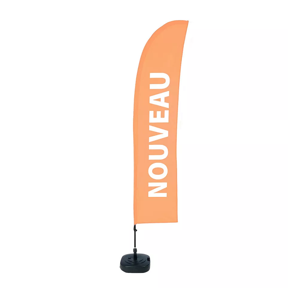 Beach Flag Budget L Set WT New Orange...