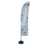 Beach Flag Budget L Set WT...