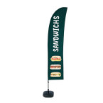Beach Flag Budget L Set WT...